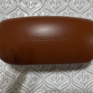 Longchamp Tan Leather Glasses Case (Case only)